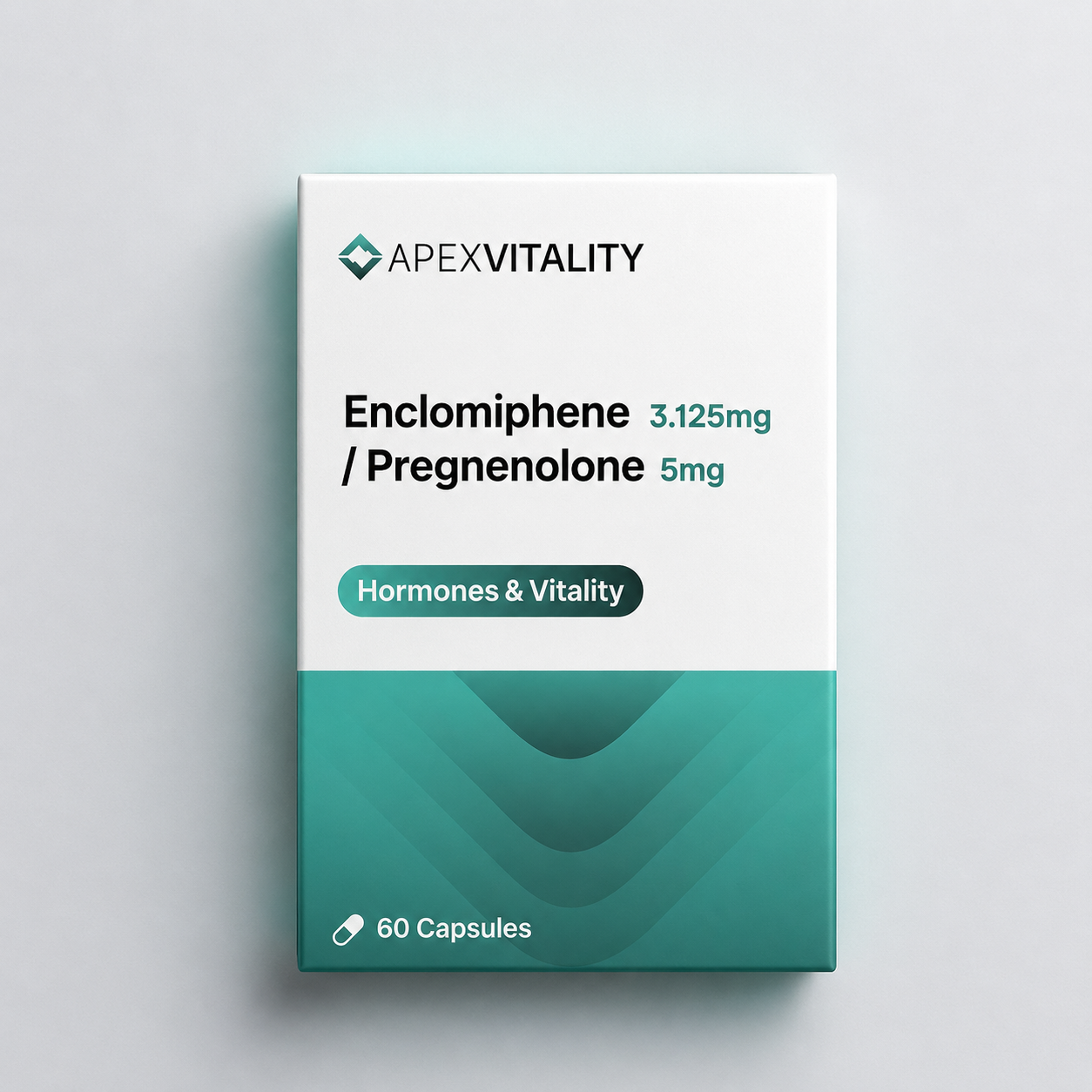 Enclomiphene/ Pregnenolone – 60 capsules - 3.125/5mg