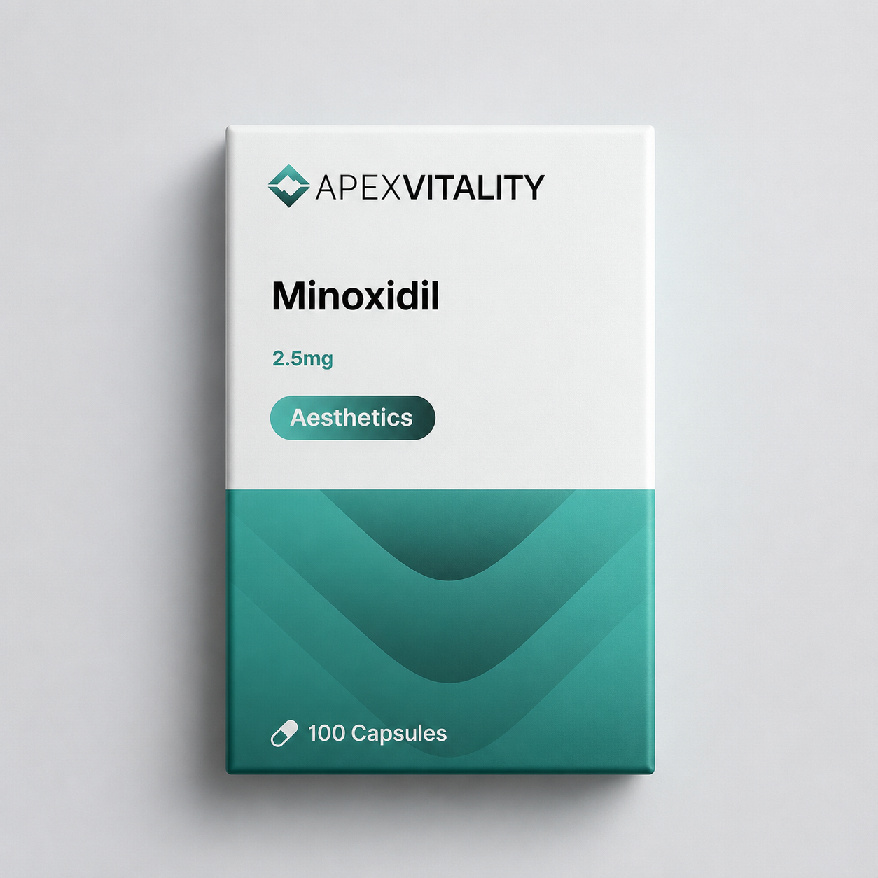 Minoxidil- 100 caps - 2.5mg