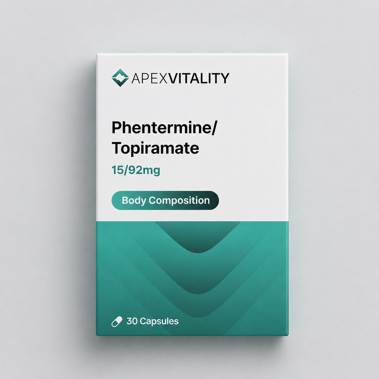 Phentermine/ Topiramate 30 caps - 15/92mg
